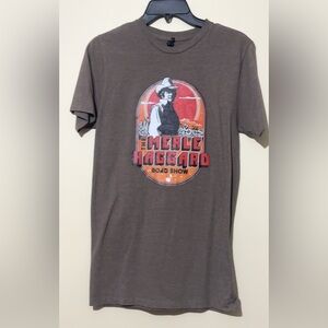 Merle Haggard Road Show Brown T-Shirt
